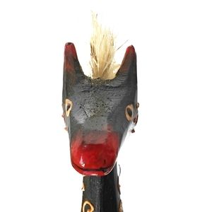 Crazed Zebra Statue/Photo Holder for Walleed's Weird Wednesday